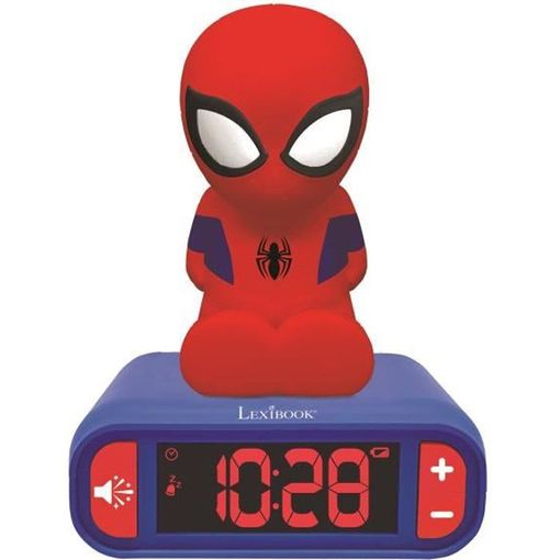 Spiderman Despertador Proyector Con Funcion Temporizador