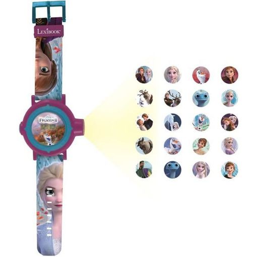 Frozen Reloj Digital Con Proyección De 20 Imágenes - Lexibook