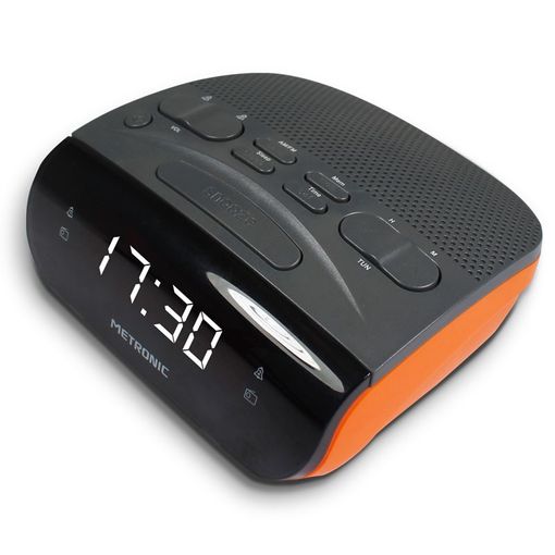 Radio Despertador Digital Con Led Blanco Función Alarma Metronic 477034 con Ofertas en Carrefour | Online