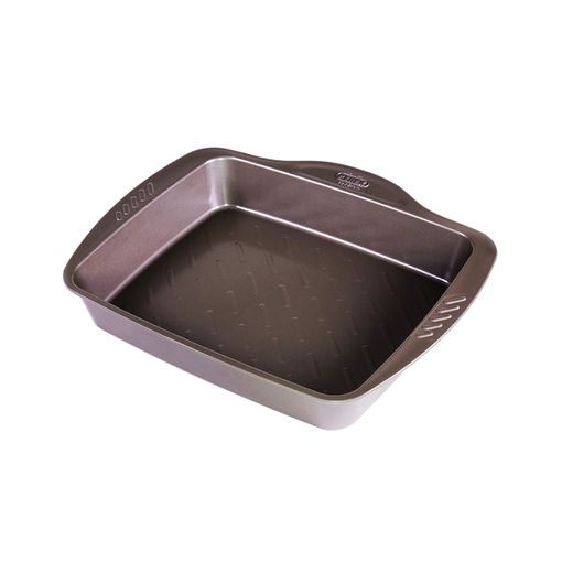 Bandeja para Horno, Acero con Recubrimiento Antiadherente, hasta 250ºC  (C/Alas 42x32x5,5 cm)