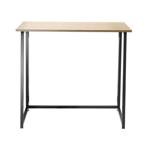 Mesa escritorio plegable industrial aglomerado de melamina QUO  108,5x55x75cm. - Madera