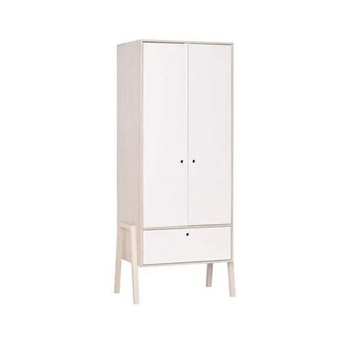 Armario 2 Puertas Con Barra Y 7 Baldas 101 Cm - Nature - L 101 X A 58 X H  207,5 Cm con Ofertas en Carrefour