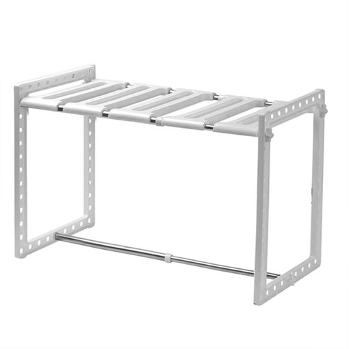 Estanter�a Extensible Blanca De Dos Estantes. Estante Organizador Para  Ahorrar Espacio. Medidas 76x26x38 Cm con Ofertas en Carrefour