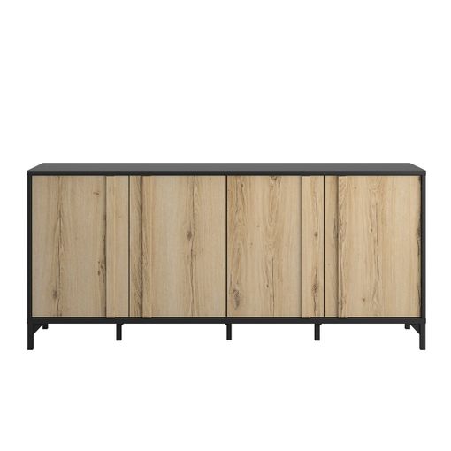 Aparador Industrial 4 Puertas - 180 X 81 X 40 Cm - L 180 X A 40 X H 81 Cm  con Ofertas en Carrefour