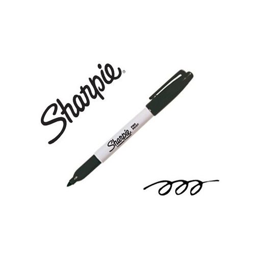 Rotulador Sharpie Permanente Punta Fina Negro (pack De 12 Uds.) con Ofertas  en Carrefour