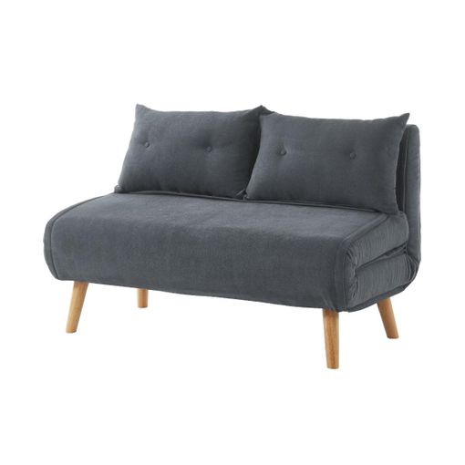 asentamiento ropa interior matiz Sofá Cama Valerio 120x74x74 Cm Color Gris Venta-unica con Ofertas en  Carrefour | Ofertas Carrefour Online