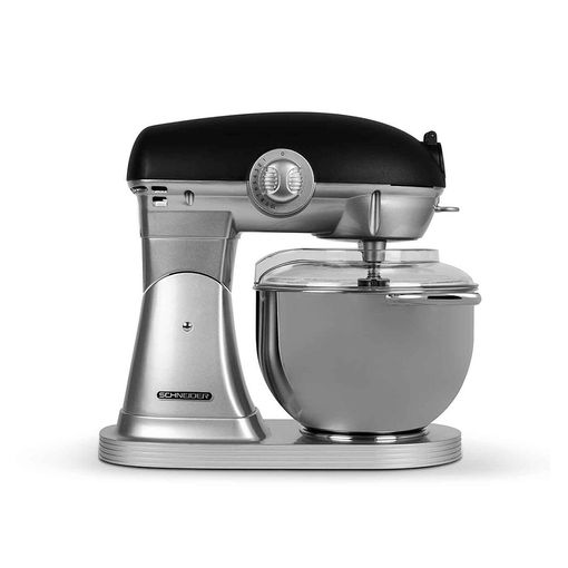 Robot De Cocina Multifunción Schneider Scfp57b 1500 Vatios Bol De Metal De 5,7litros, Amasar Y Batir, Indicador De Velocidades, Negro