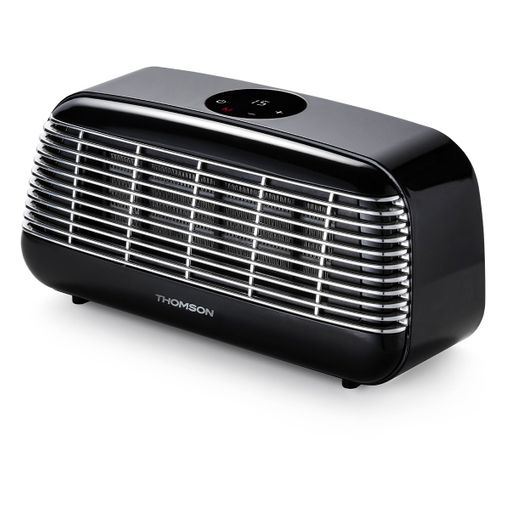 Universalblue Termoventilador Vertical De Diseño Negro, Calefactor Pequeño  con Ofertas en Carrefour