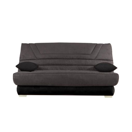 Sofa cama clic-clac microfibra en color gris MISHAN