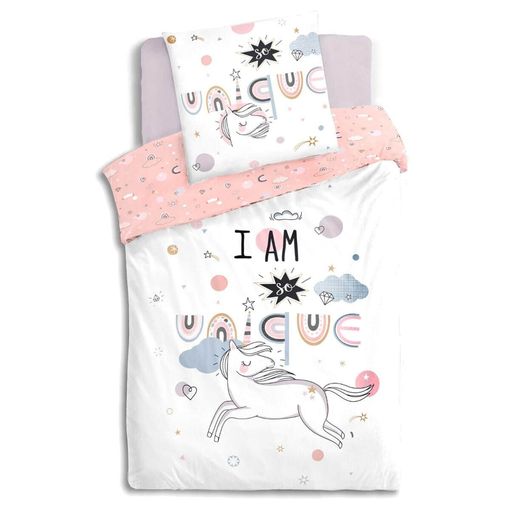 Juego De Cama Infantil De Algod n Atmosphera Unicornio 140 X 200 X 0 3 Cm