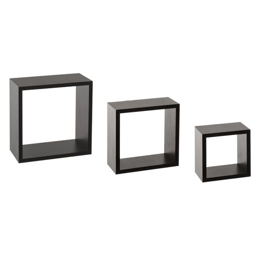 Juego De 3 Cubos Estantes De Pared De Mdf Homcom 25x25x9 Cm - Blanco con  Ofertas en Carrefour