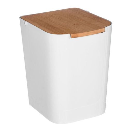 Papelera Baño Bambu-blanco 5l Colección 'baltik' - 5five con Ofertas en  Carrefour