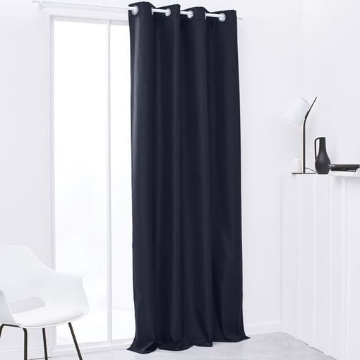 Cortinas De Salon Opacas Con Ojales De Terciopelo 1 Unidad 140x240 Cm con  Ofertas en Carrefour