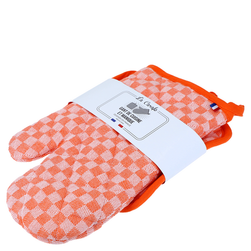 Set Guantes Y Placa Para Horno - Resistente Al Calor - Lavable A Máquina -  Albaricoque - 16x28x2,5cm con Ofertas en Carrefour