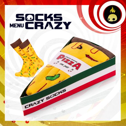 electo Síguenos Instituto Calcetines Con Divertido Diseño De "pizza" Crazy Boxer con Ofertas en  Carrefour | Ofertas Carrefour Online