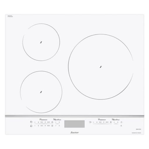 Sauter Placa De Inducción 60cm 3 Fuegos 7400w Blanca - Spi9544w con Ofertas  en Carrefour