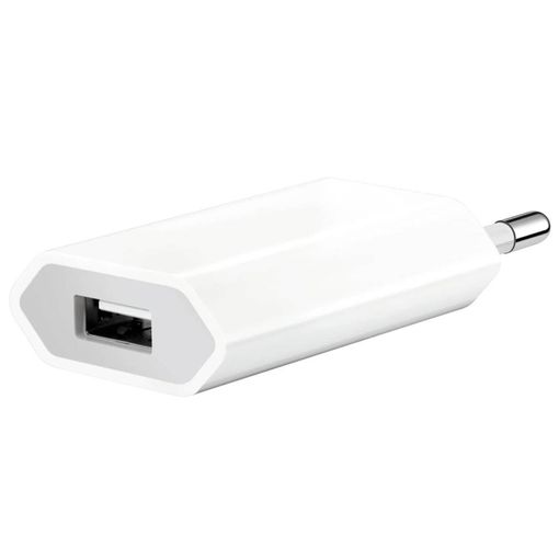 Cargador Rapido Usb 1a Para Apple Iphone 4, 3, 3g, 3gs, Negro con