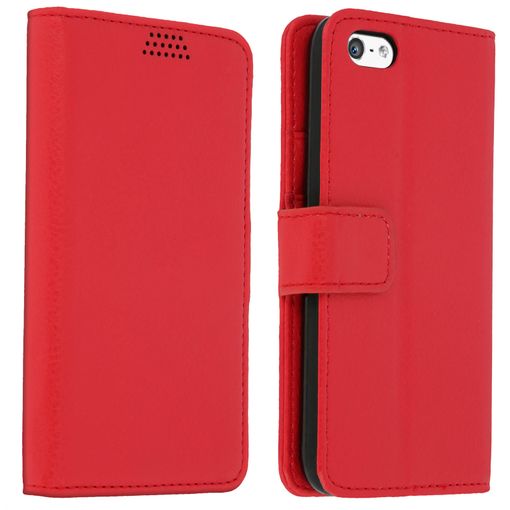 Funda Apple Leather Case Rojo para iPhone 5/5S/SE - Funda para teléfono  móvil