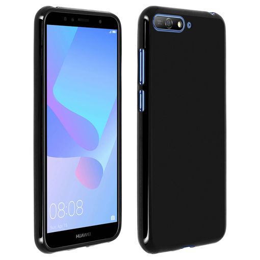 Carcasa Huawei Y6 2018 De Silicona Flexible Parte Trasera Antihuellas Negra con Ofertas Carrefour | Ofertas Carrefour Online