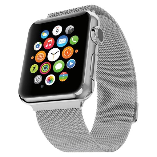 Correa Para Apple Watch 42 / 44 Mm Milanés De Acero Inoxidable