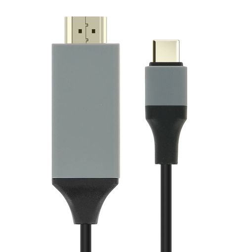 Cable USB-C a HDMI Gris (2M) de Linq