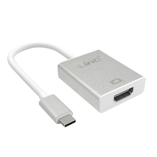 Cable Usb Tipo C A Hdmi 4k Hembra Adaptador De Vídeo Linq 15 Cm