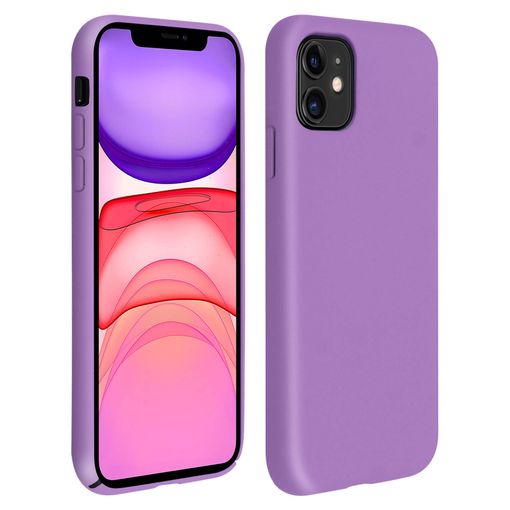 Carcasa Silicona Iphone 11 Semirrígida Mate Suave - Violeta con Ofertas en  Carrefour