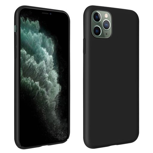 Carcasa Silicona Iphone 11 Pro Max Semirrígida Mate Suave - Negro con  Ofertas en Carrefour