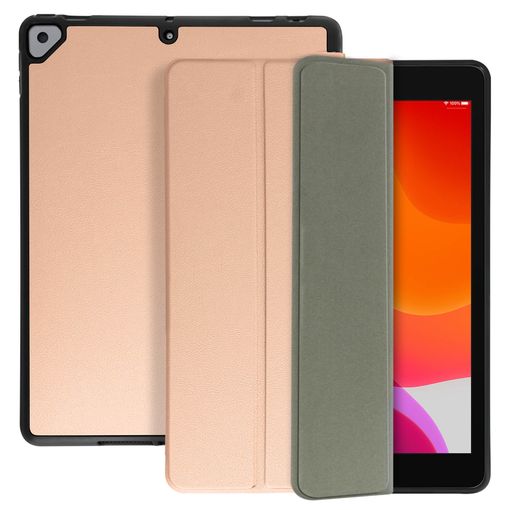 Funda Libro Ultrafina Ipad 2019/2020/2021 10.2 - F. Soporte Oro Rosa