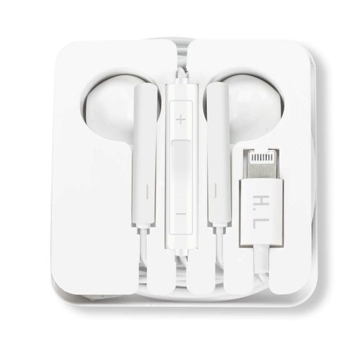Auriculares Lightning Iphone Kit Manos Libres Botones Multifunción - Blanco  con Ofertas en Carrefour