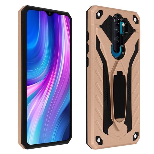 Carcasa Xiaomi Redmi Note 8 Pro Protectora Híbrida F. Soporte – Oro Rosa  con Ofertas en Carrefour