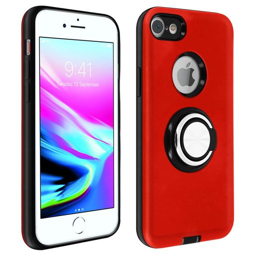 Carcasa Iphone Se 2020 / 7 / 8 Protectora Anilla-soporte – Rojo con Ofertas  en Carrefour