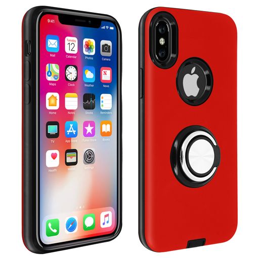 Carcasa Iphone X , Iphone Xs Protectora Anilla-soporte – Rojo con Ofertas  en Carrefour