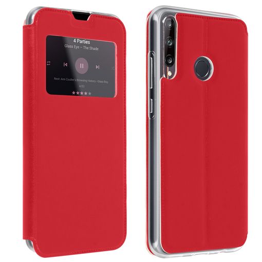 Funda Huawei P40 Lite E Cartera Con Ventana F. Soporte - Rojo con Ofertas  en Carrefour