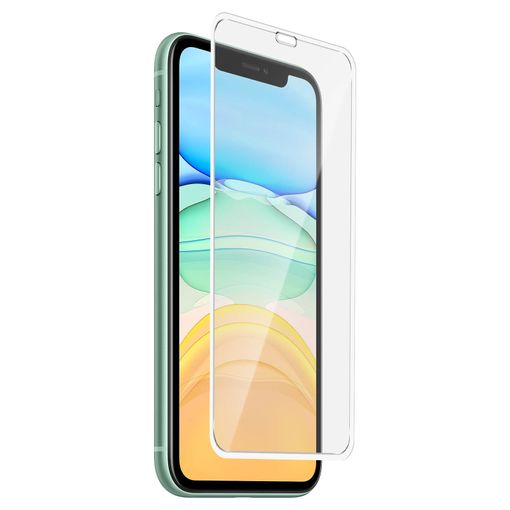 Cristal Templado Iphone 11 9h Adhesión Total - Marco Blanco con Ofertas en  Carrefour