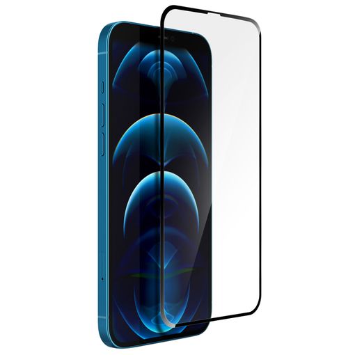 Protector De Pantalla Para Iphone 12 Pro Max, Vidrio Reforzado Con Tpu,  Máxima Resistencia, Borde Flexible Negro con Ofertas en Carrefour