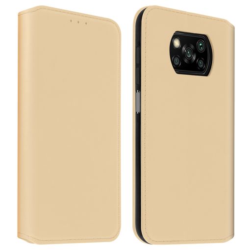 Funda Xiaomi Poco X3 / X3 Pro Libro Billetera F. Soporte – Oro con Ofertas  en Carrefour