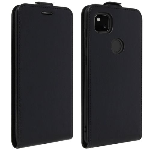 Para Google Pixel 6A Funda de cuero con tapa vertical para