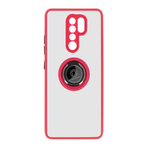 Funda Con Anillo Semitransparente Para Xiaomi Redmi 9A