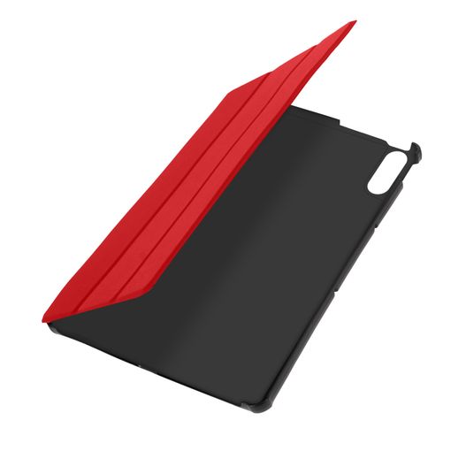Funda Lenovo Tab P11 Pro Soporte Vídeo Teclado Diseño Elegante Rojo