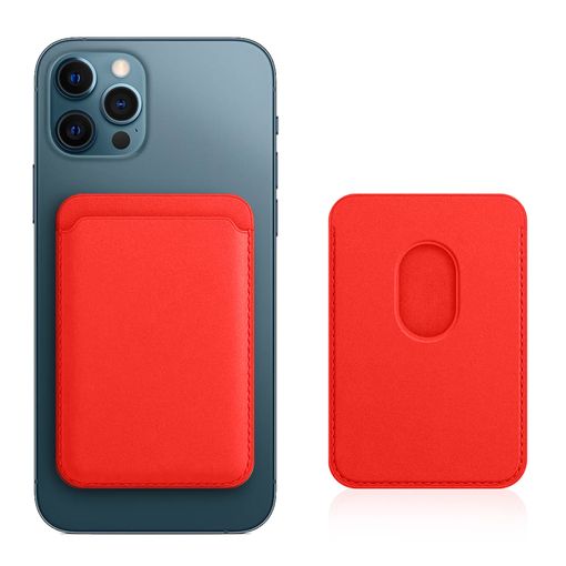 Tarjetero Magsafe Iphone 12 Cuero Sujeción Magnética Rojo con Ofertas en  Carrefour
