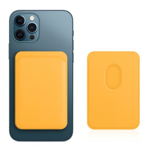 Tarjetero Magsafe Iphone 12 Cuero Sujeción Magnética Amarillo con Ofertas  en Carrefour