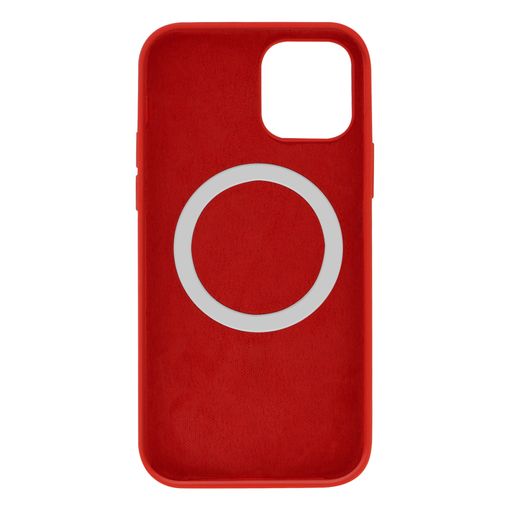 iPhone 12 Mini Fundas de silicona transparente en rojo