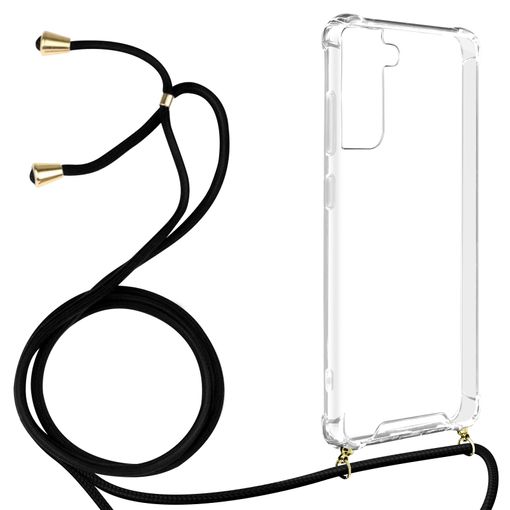Carcasa Con Cordón Para Cuello Samsung S21 Plus Transparente con