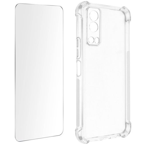 Pack Protección Vivo Y72 / Y52 Funda Flexible + Cristal Templado Transparente