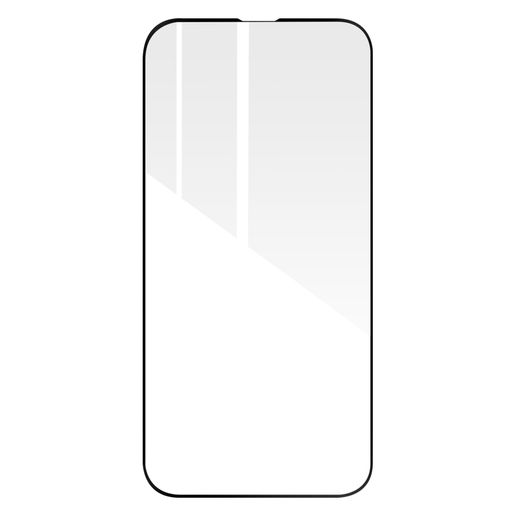 Cristal Iphone 13 Mini Cristal Templado 9h Biselado Transparente / Negro