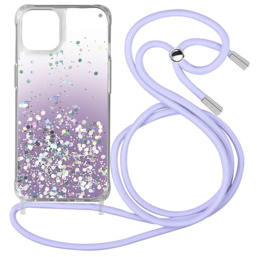 Funda Iphone 12 / 12 Pro Purpurina Correa Extraíble - Degradado Morado con  Ofertas en Carrefour