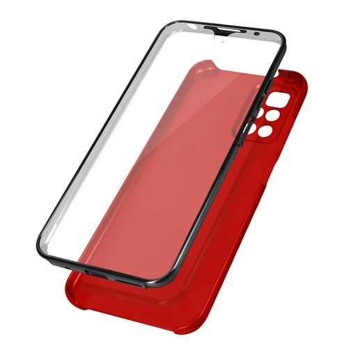 Funda Xiaomi Redmi 10 / 10 2022 Parte Trasera Rígida Rojo Flexible