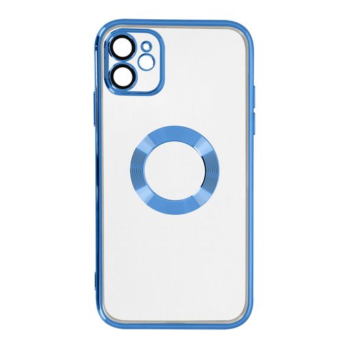 Funda Iphone 11 Silicona Cámara Cubierta Transparente Contorno Azul Cromado  con Ofertas en Carrefour