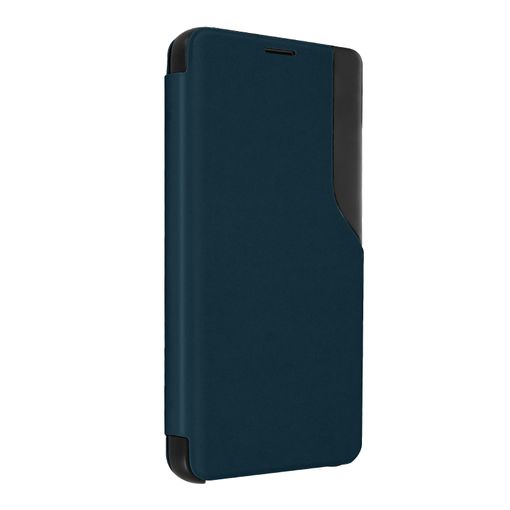 Funda Galaxy S23 Ventana De Visualización De La Hora Soporte Vídeo Verde